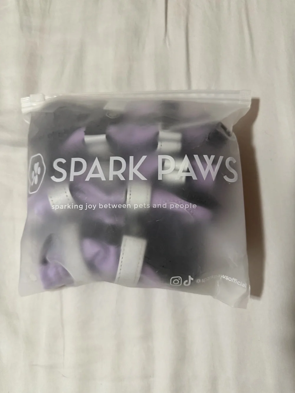 Spark Paws Dog Winter Bundle Lilac S Jacket Boots Leg Warmers Earmuff